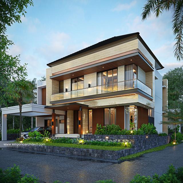 Video Desain Rumah Modern 2 Lantai Ibu LDY 1526 di  Jakarta