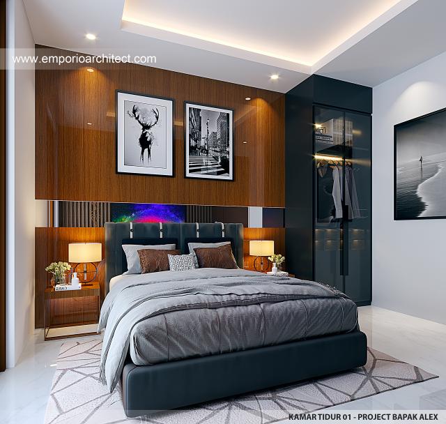 #bedroomdesign - Mr. ALX 1397 Modern House 2 Floors Design - Bandung - Code 26715