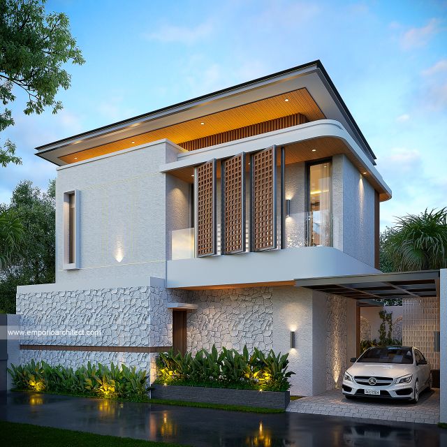 Gambar 2 Desain Villa Modern 2 Lantai Ibu JTA 1946 di  Ungasan, Badung, Bali