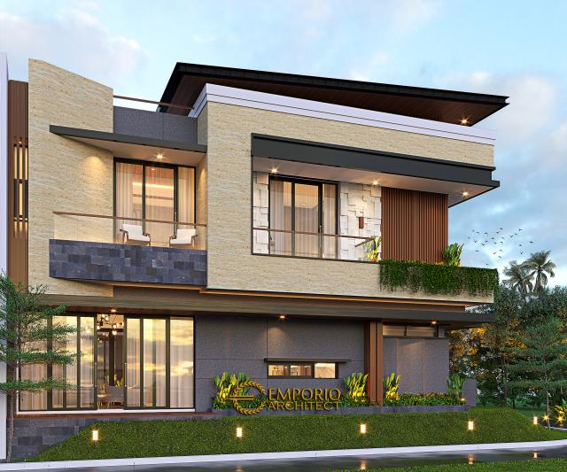 Gambar 3 Desain Rumah Modern 2 Lantai Ibu IDH 1234 di  BSD, Tangerang Selatan, Banten