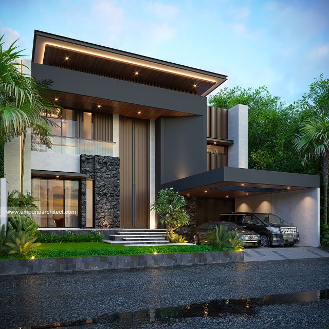 Desain Rumah Modern 2 Lantai 1872 di  Jakarta Timur