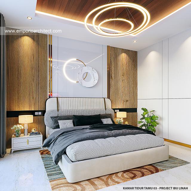 #bedroomdesign - Mrs. LNH 1480 Modern House 2 Floors Design - Pontianak - Code 29092