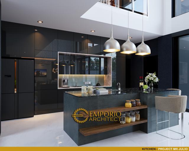 Desain Dapur Rumah Modern 2 Lantai Mr. Julio di Pererenan, Badung, Bali