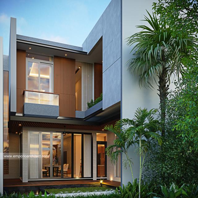 #housefacade - Mr. ERC 1577 Modern House 2 Floors Design - Jawa Barat - Code 33770