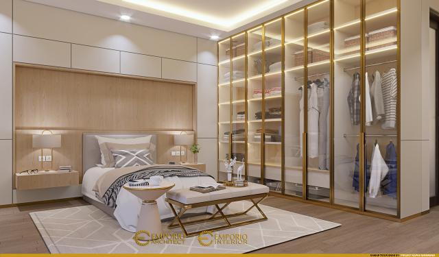 Desain Kamar Tidur Anak 3 Rumah Modern 2 Lantai Bapak IDW di Bandung, Jawa Barat