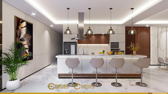 Desain Dapur Rumah Modern 2 Lantai Bapak IDW di Bandung, Jawa Barat