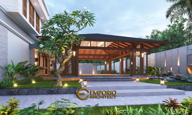 Desain Paviliun Rumah Modern 2 Lantai Bapak HDY II di Banjarmasin, Kalimantan Selatan