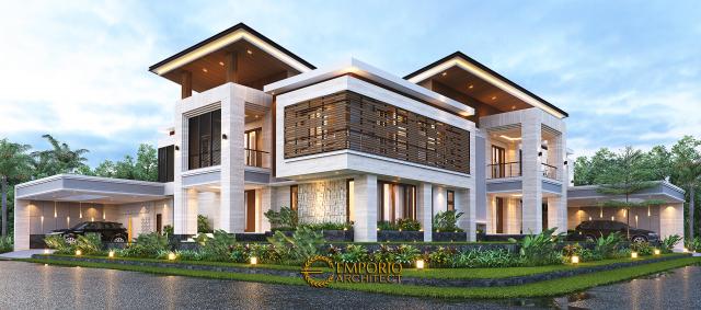 Desain Rumah Modern 2 Lantai Bapak HDY II di  Banjarmasin, Kalimantan Selatan