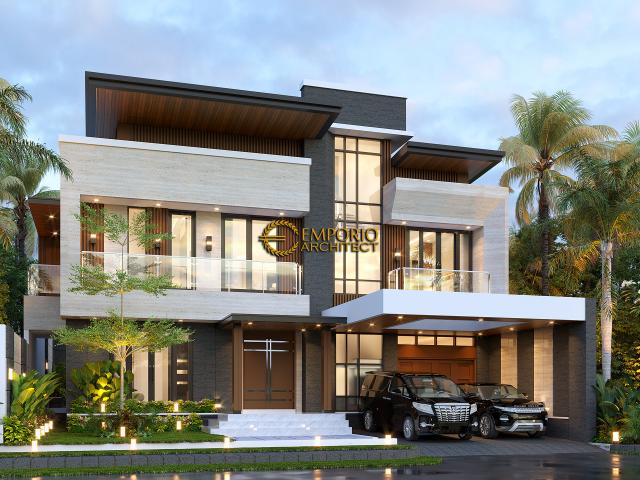 #modernhomedesign - Mrs. Yenny Modern House 2 Floors Design - Manado, Sulawesi Utara - Code 19316