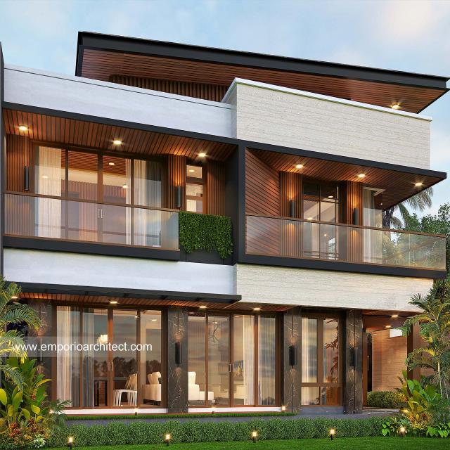 #balconydesign - Mr. DVN 1412 Modern House 2 Floors Design - Jawa Tengah - Code 27403