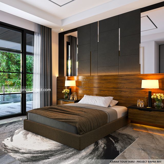 #bedroomdesign - Mr. RRY 1674 Modern House 2 Floors Design - Makassar - Code 35764