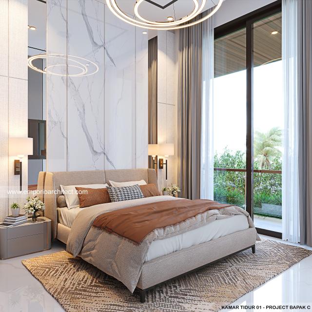 #bedroomdesign - Mr. CHD 1571 Modern House 2 Floors Design - Bandung - Code 32109