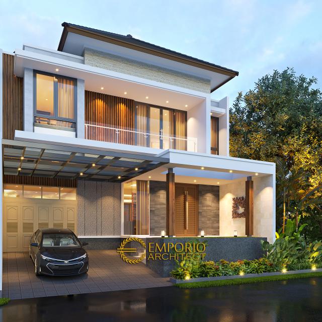 Desain Rumah Modern 2 Lantai Bapak Daniel di  Jakarta Timur