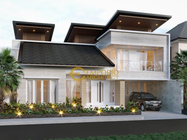 Desain Rumah Modern 2 Lantai Bapak Himawan di  Surabaya