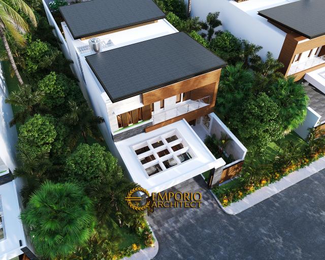 Desain Master Plan Rumah Modern 2 Lantai Bapak Nicolas di Makassar, Sulawesi Selatan