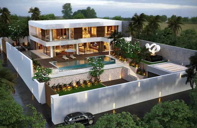 Video Desain Rumah Modern 2 Lantai Bapak Rahimi di  Manado, Sulawesi Utara