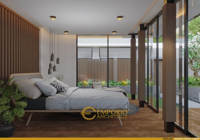 Desain Paviliun Rumah Modern 2 Lantai Bapak Usman di Tangerang, Banten