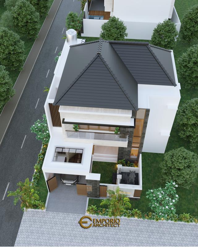 Desain Master Plan Rumah Modern 2 Lantai Bapak Wijaya di Bali