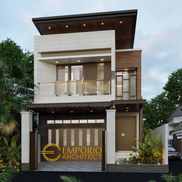 Video Desain Rumah Modern 2 Lantai Ibu Silvi di  Surabaya