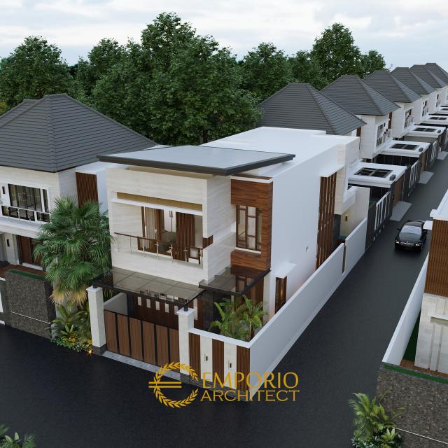 Desain Masterplan Rumah Modern 2 Lantai Ibu Silvi di Surabaya