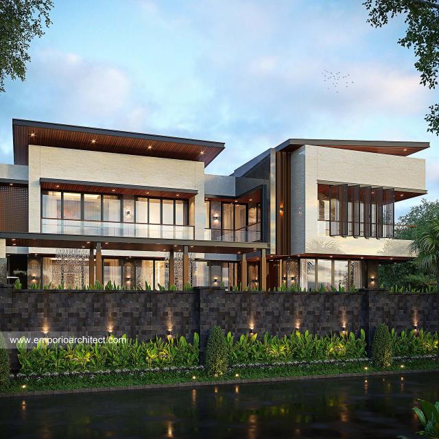 #facadedesign - Mrs. FNA 1561 Modern House 2.5 Floors Design - Bali - Code 32588