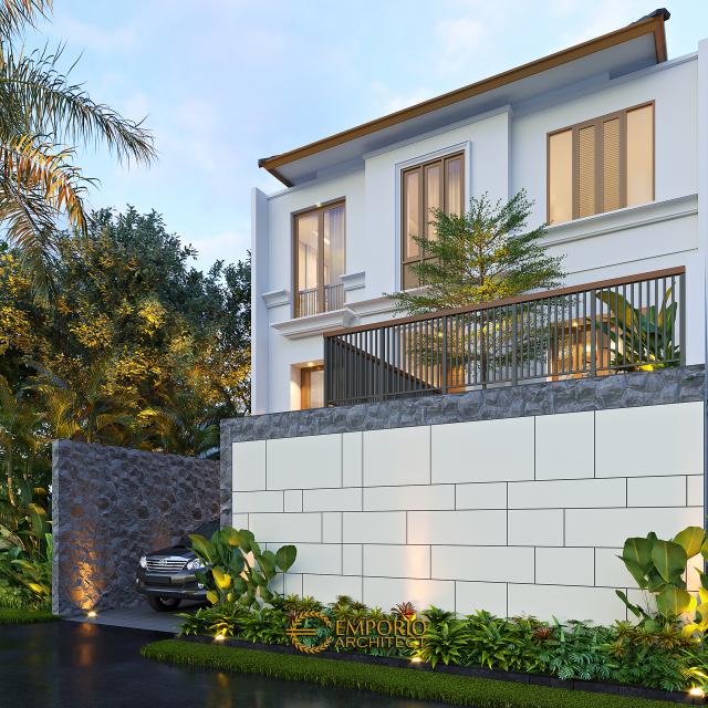 Gambar 2 Desain Rumah Modern 2.5 Lantai Bapak Bagas di  Jakarta