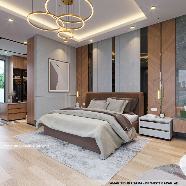 #bedroomdesign - Mr. AD Modern House 2.5 Floors Design - Tangerang, Banten - Code 42352