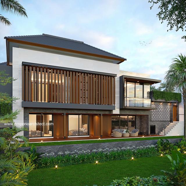 Desain Rumah Modern 2.5 Lantai Bapak ADR 1484 di  Jakarta Selatan