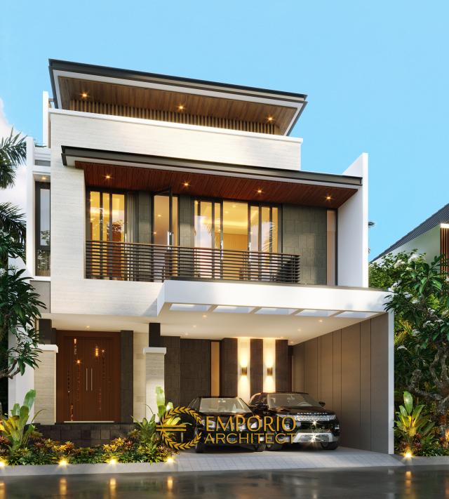 #2floorshousedesign - Mr. Fauzan Modern House 2.5 Floors Design - Bekasi, Jawa Barat - Code 11946