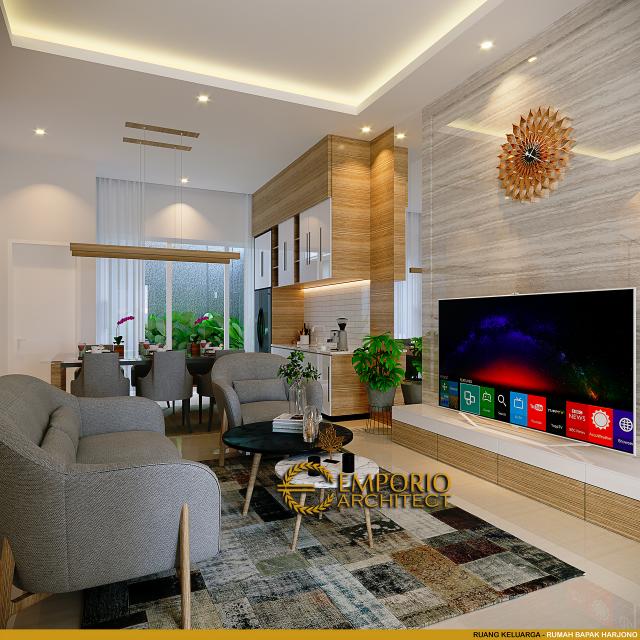 Gambar 2 Desain Rumah Modern 2.5 Lantai Bapak Harjono di  Jakarta