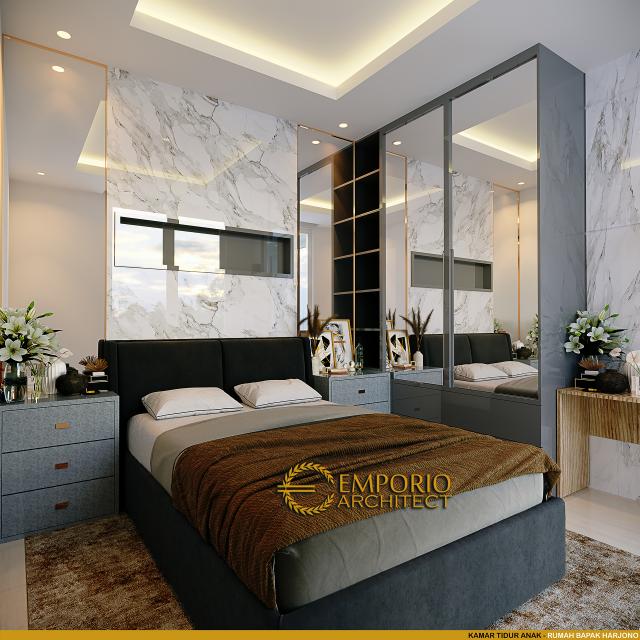 #bedroomdesign - Mr. Harjono Modern House 2.5 Floors Design - Jakarta - Code 15175