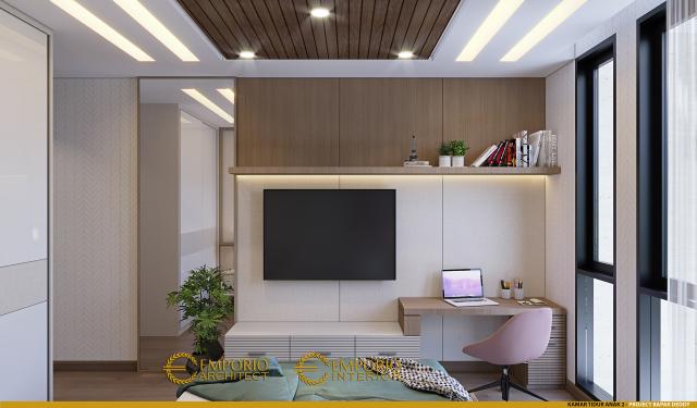 Desain Kamar Tidur Anak 2 Rumah Modern 2.5 Lantai Bapak Deddy di Jakarta