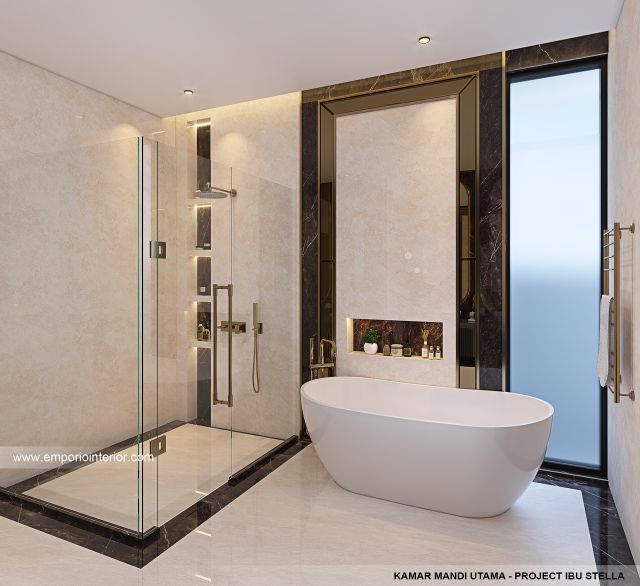 #bathroomdesign - Mrs. STL Modern House 2.5 Floors Design - Jakarta - Code 39381