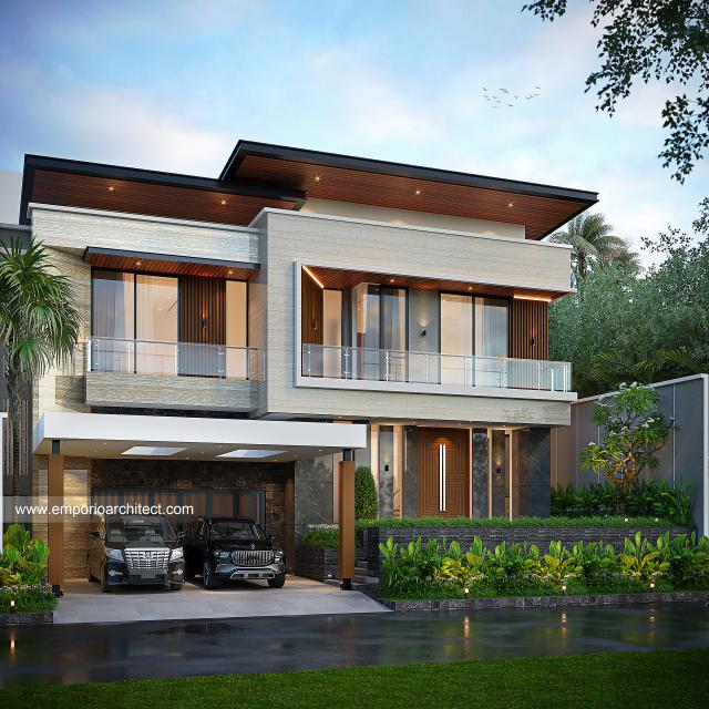 #2floorshousedesign - Mrs. STL Modern House 2.5 Floors Design - Jakarta - Code 33050