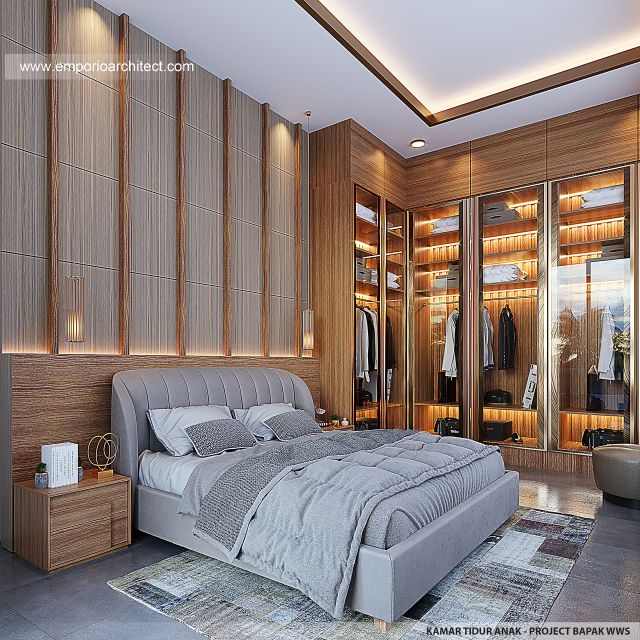 #bedroomdesign - Mr. WWS 1929 Modern House 3 Floors Design - Gading Serpong, Tangerang - Code 41859