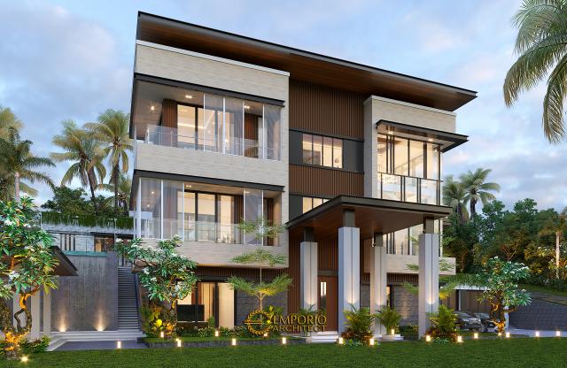 Video Desain Rumah Modern 3 Lantai Bapak Rusdi di  Padang, Sumatera Barat