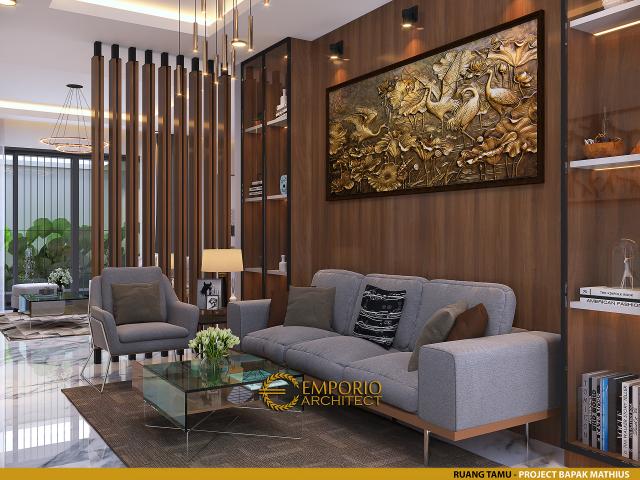 #interiordesign - Mr. Mathius Modern House 3 Floors Design - Makassar, Sulawesi Selatan - Code 17607