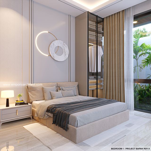 #bedroomdesign - Mr. RDY 1625 II Modern House 3 Floors Design - Jakarta Barat - Code 35414