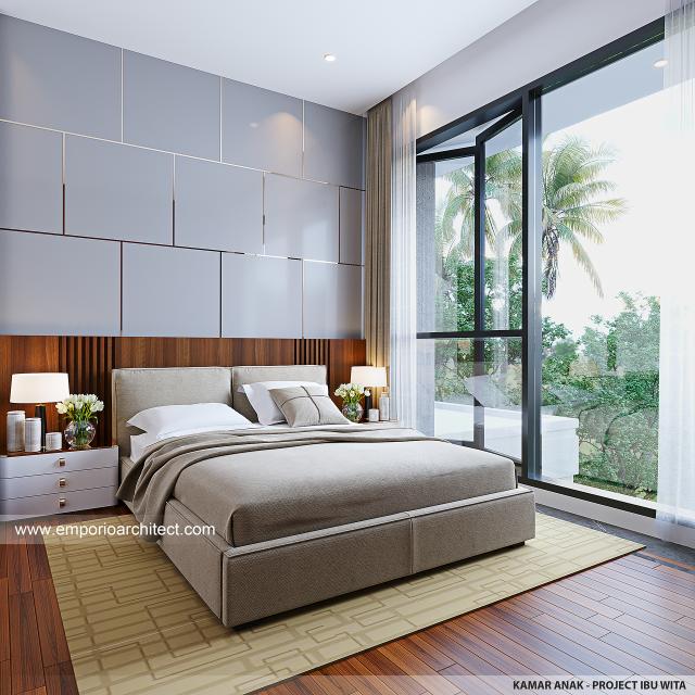 #bedroomdesign - Mrs. WTA 1508 Modern House 3 Floors Design - Tangerang Selatan - Code 29611