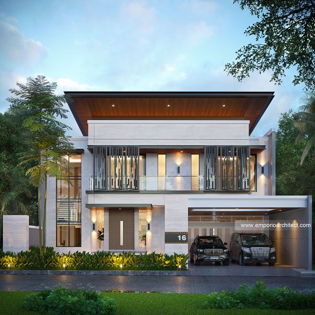 Desain Rumah Modern 3 Lantai Bapak NCR 1912 di  Cinere, Depok