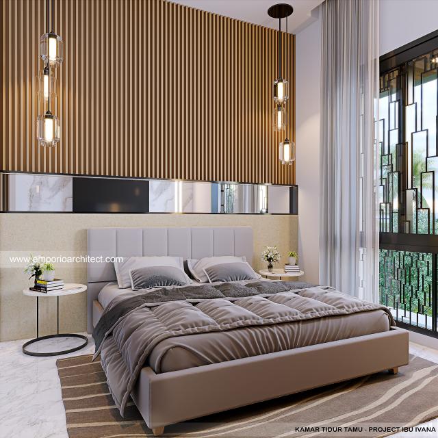 #bedroomdesign - Mrs. Ivana Modern House 3 Floors Design - Solo - Code 24941