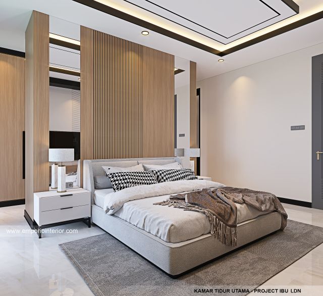 #bedroomdesign - Mrs. LDN Modern House 3 Floors Design - Cirebon, Jawa Barat - Code 41940