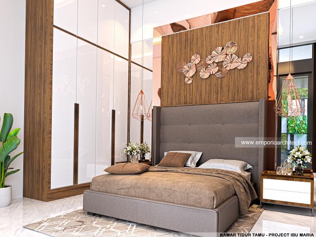 #bedroomdesign - Mrs. Maria Modern House 3 Floors Design - Jakarta - Code 17705