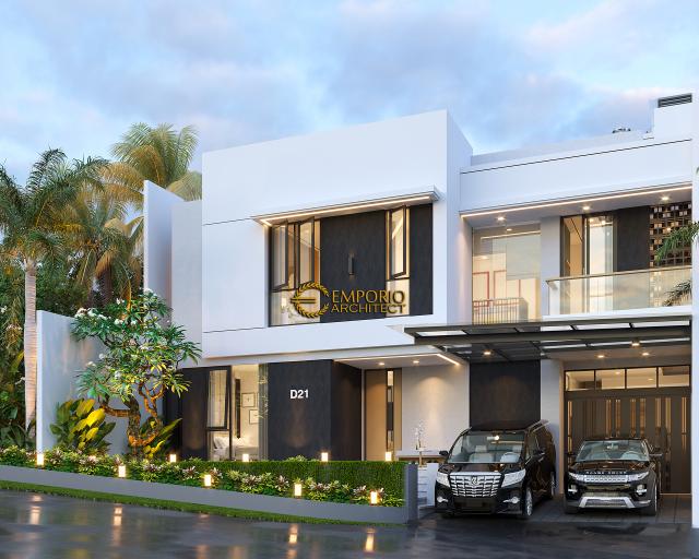 Desain Rumah Modern 3 Lantai Bapak Risman di  Bintaro, Jakarta Selatan