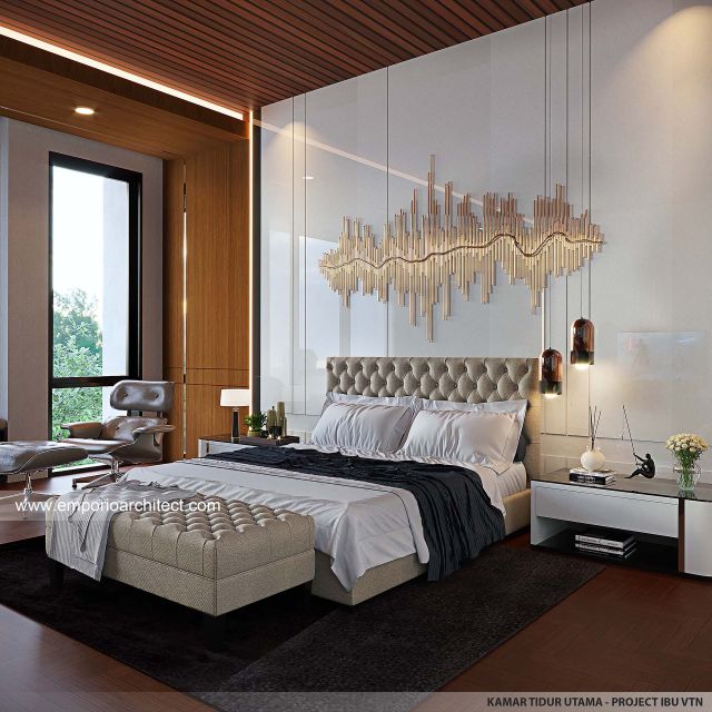 #bedroomdesign - Mrs. VTN 1751 Modern House 3 Floors Design - Jakarta Barat - Code 37968