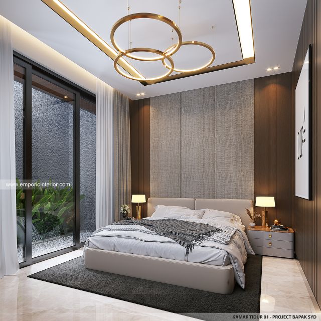 #bedroomdesign - Mr. SYD 1714 Modern House 3 Floors Design - Bandar Lampung - Code 36796