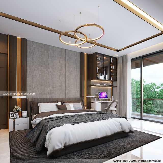 #bedroomdesign - Mr. SYD 1714 Modern House 3 Floors Design - Bandar Lampung - Code 36798