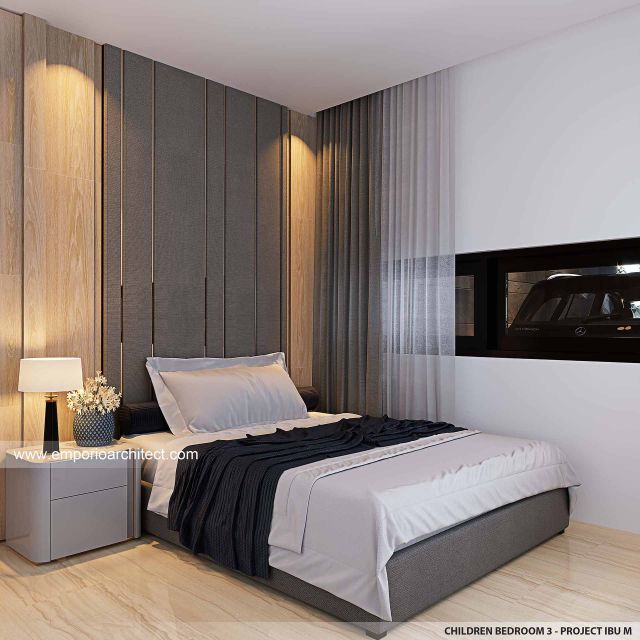 #bedroomdesign - Mrs. M 1695 Modern House 3 Floors Design - Jakarta - Code 35979