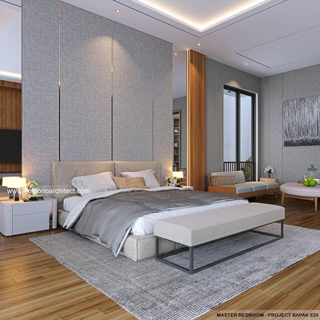 #bedroomdesign - Mr. ED 1518 Modern House 3 Floors Design - Cibubur, Jakarta Timur - Code 30044