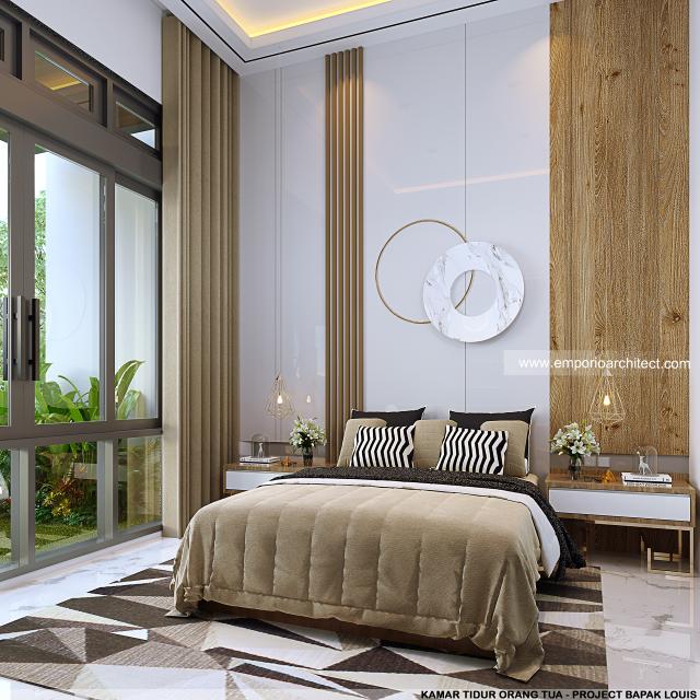 #bedroomdesign - Mr. LSO 1160 Modern House 3 Floors Design - Serpong, Tangerang Selatan - Code 17625